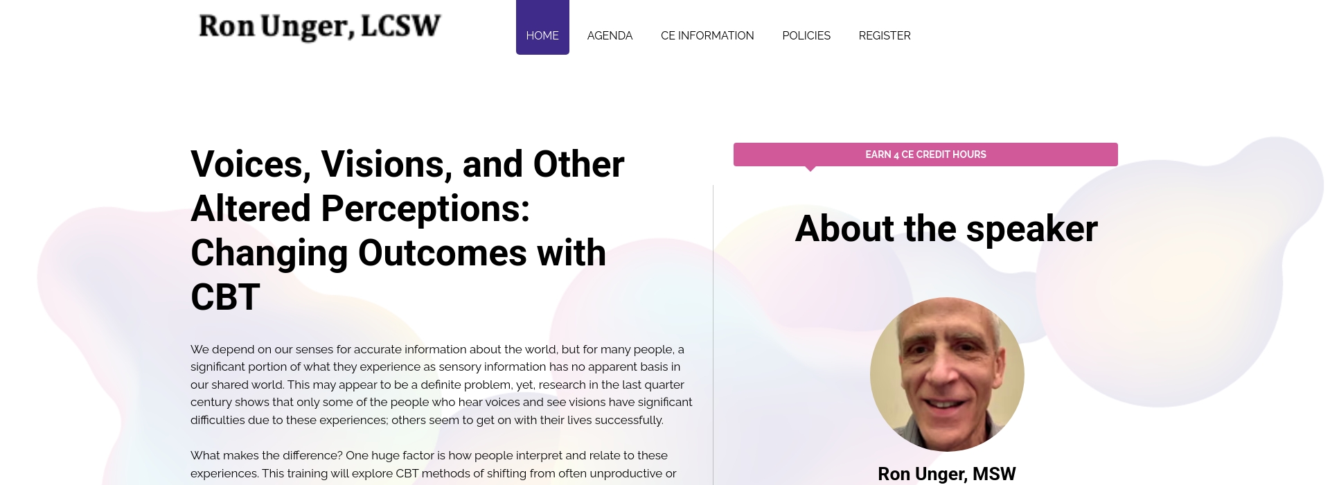 Voices, Visions, and Other Altered Perceptions: Changing Outcomes with CBT